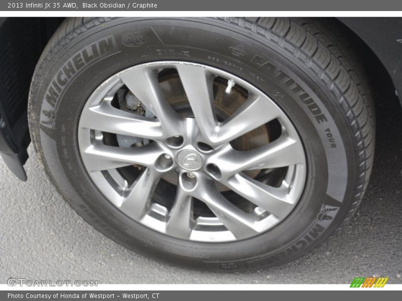 Black Obsidian / Graphite 2013 Infiniti JX 35 AWD