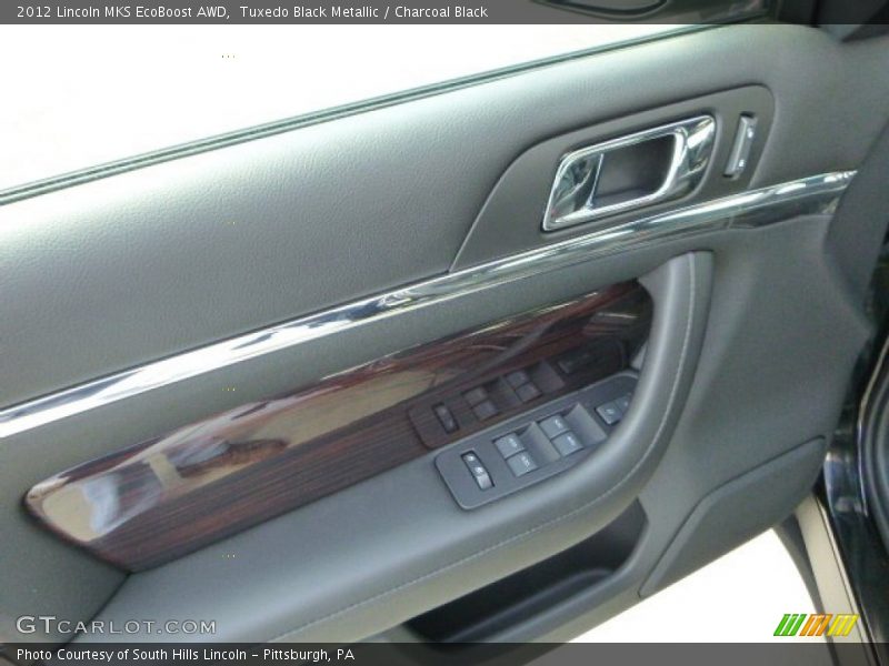 Tuxedo Black Metallic / Charcoal Black 2012 Lincoln MKS EcoBoost AWD