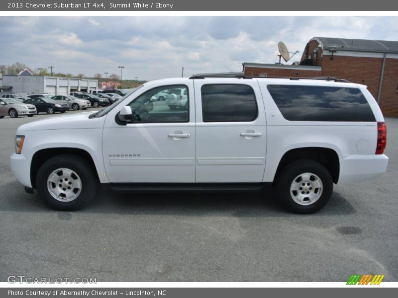 Summit White / Ebony 2013 Chevrolet Suburban LT 4x4