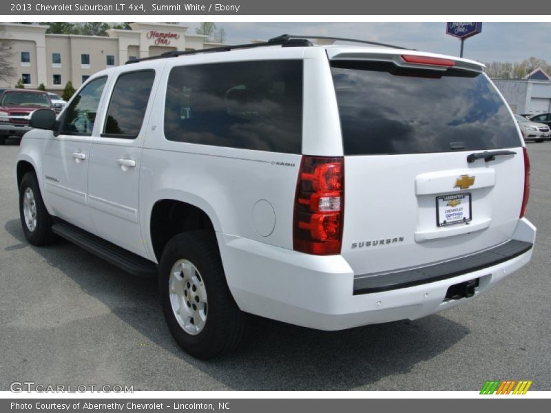 Summit White / Ebony 2013 Chevrolet Suburban LT 4x4