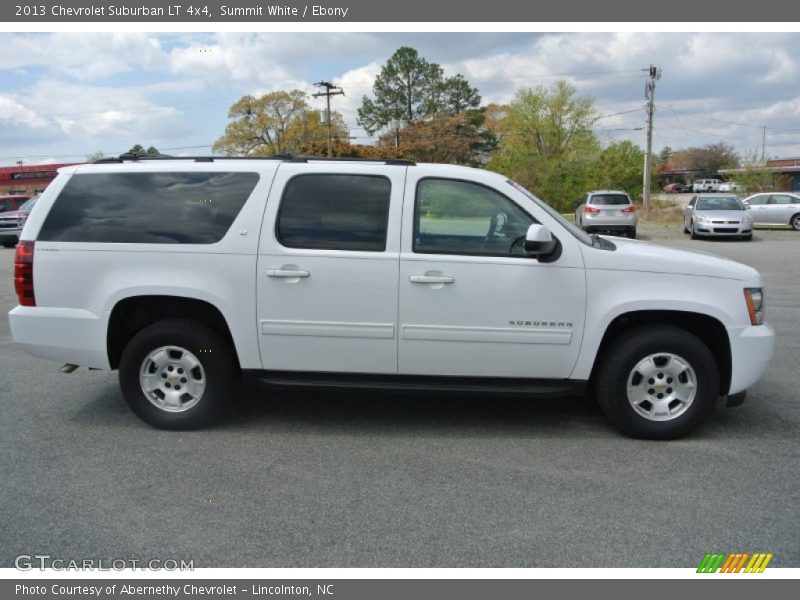 Summit White / Ebony 2013 Chevrolet Suburban LT 4x4
