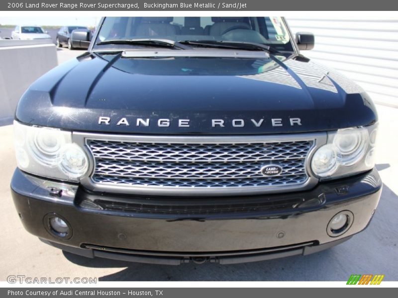 Buckingham Blue Metallic / Sand/Jet 2006 Land Rover Range Rover Supercharged