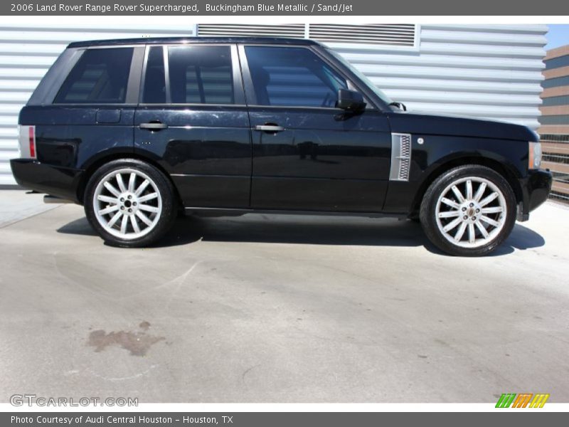 Buckingham Blue Metallic / Sand/Jet 2006 Land Rover Range Rover Supercharged