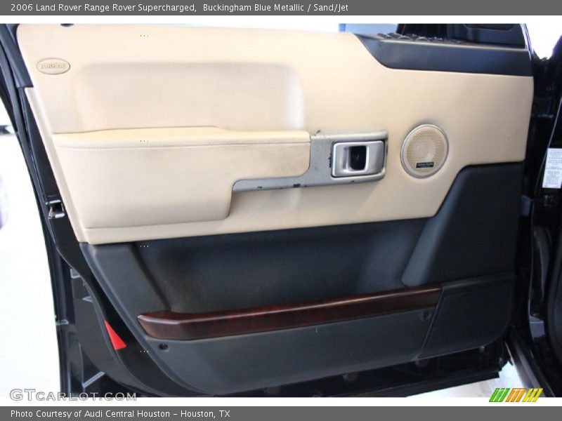 Buckingham Blue Metallic / Sand/Jet 2006 Land Rover Range Rover Supercharged