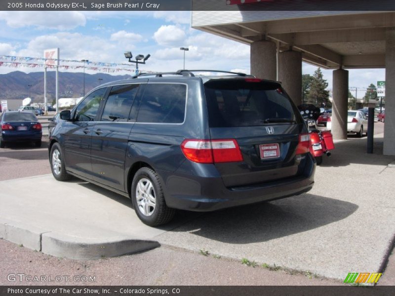 Sage Brush Pearl / Gray 2005 Honda Odyssey EX-L