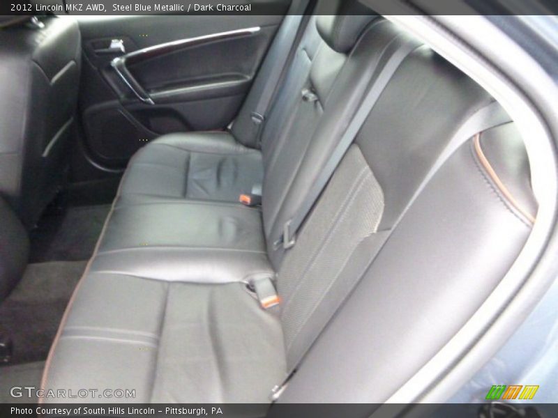 Steel Blue Metallic / Dark Charcoal 2012 Lincoln MKZ AWD