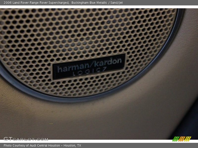 Buckingham Blue Metallic / Sand/Jet 2006 Land Rover Range Rover Supercharged