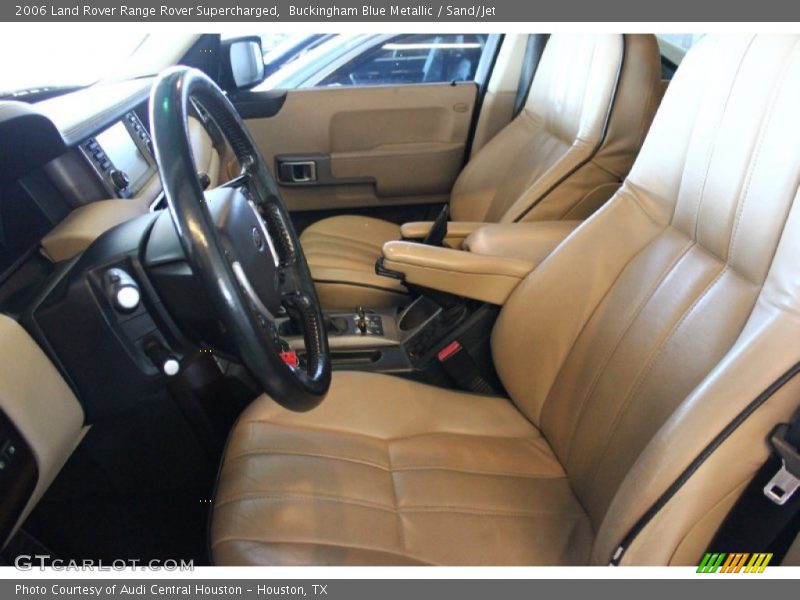 Buckingham Blue Metallic / Sand/Jet 2006 Land Rover Range Rover Supercharged