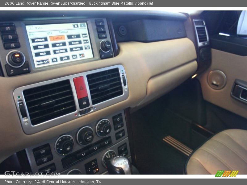 Buckingham Blue Metallic / Sand/Jet 2006 Land Rover Range Rover Supercharged