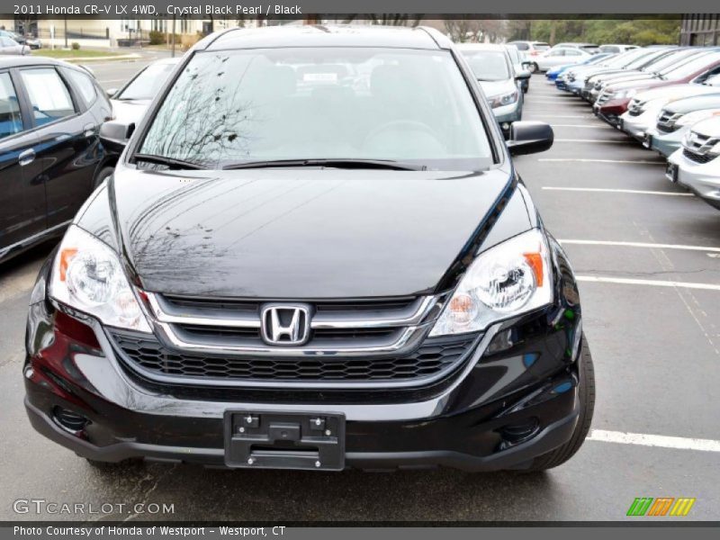 Crystal Black Pearl / Black 2011 Honda CR-V LX 4WD