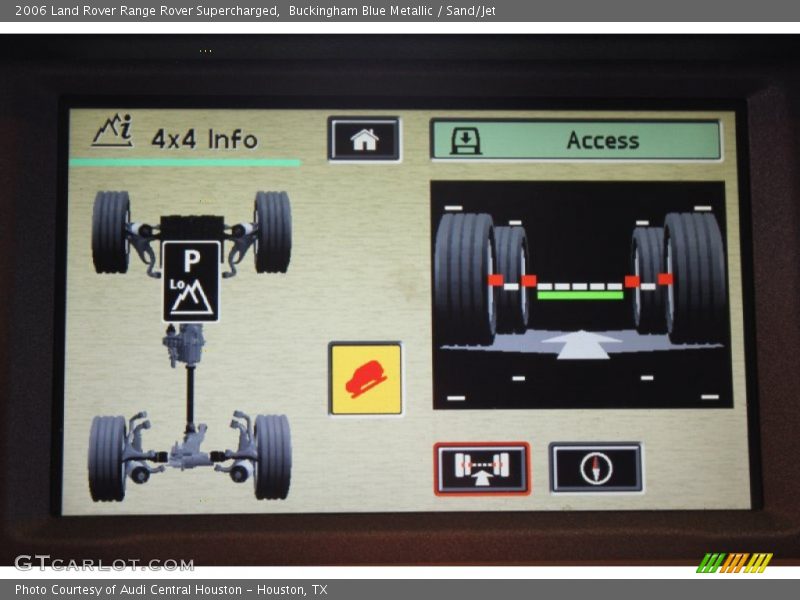 Buckingham Blue Metallic / Sand/Jet 2006 Land Rover Range Rover Supercharged