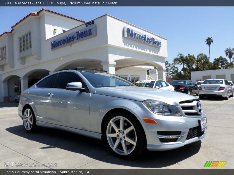 Iridium Silver Metallic / Black 2013 Mercedes-Benz C 250 Coupe