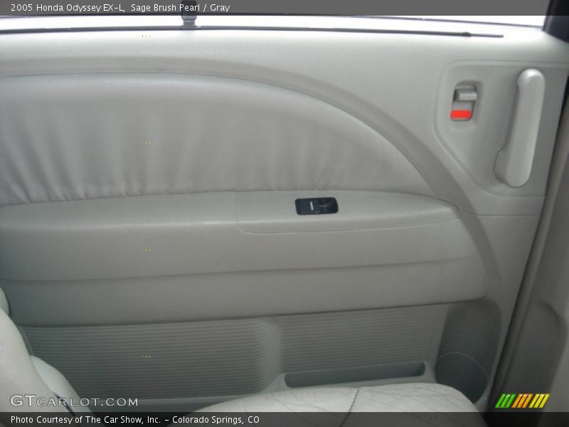 Sage Brush Pearl / Gray 2005 Honda Odyssey EX-L
