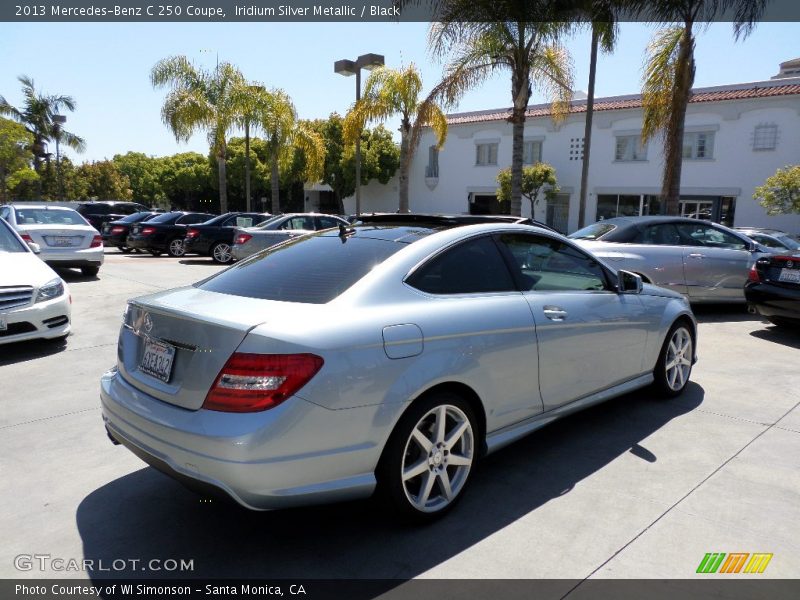 Iridium Silver Metallic / Black 2013 Mercedes-Benz C 250 Coupe