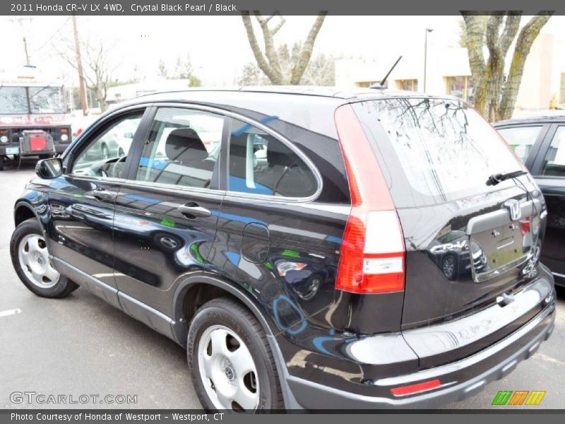 Crystal Black Pearl / Black 2011 Honda CR-V LX 4WD