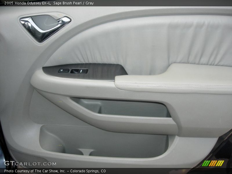 Sage Brush Pearl / Gray 2005 Honda Odyssey EX-L