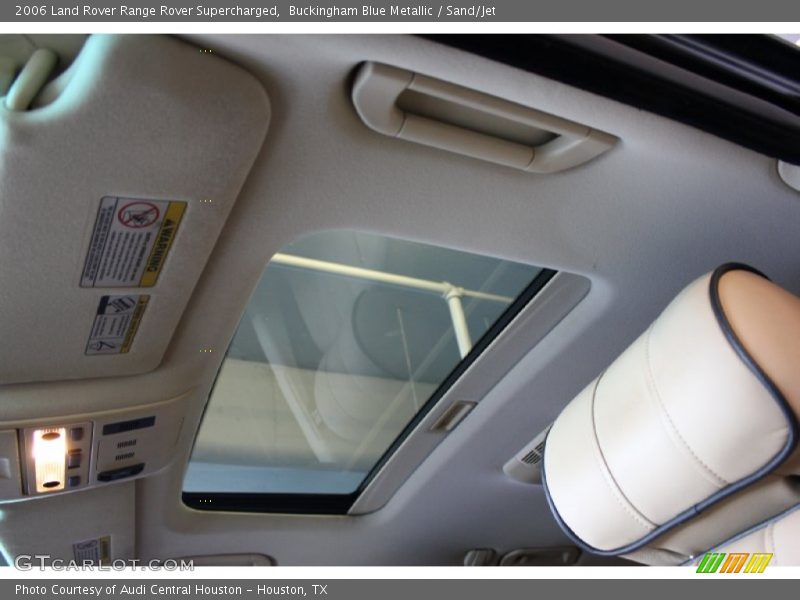Buckingham Blue Metallic / Sand/Jet 2006 Land Rover Range Rover Supercharged