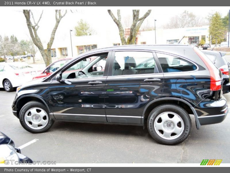 Crystal Black Pearl / Black 2011 Honda CR-V LX 4WD