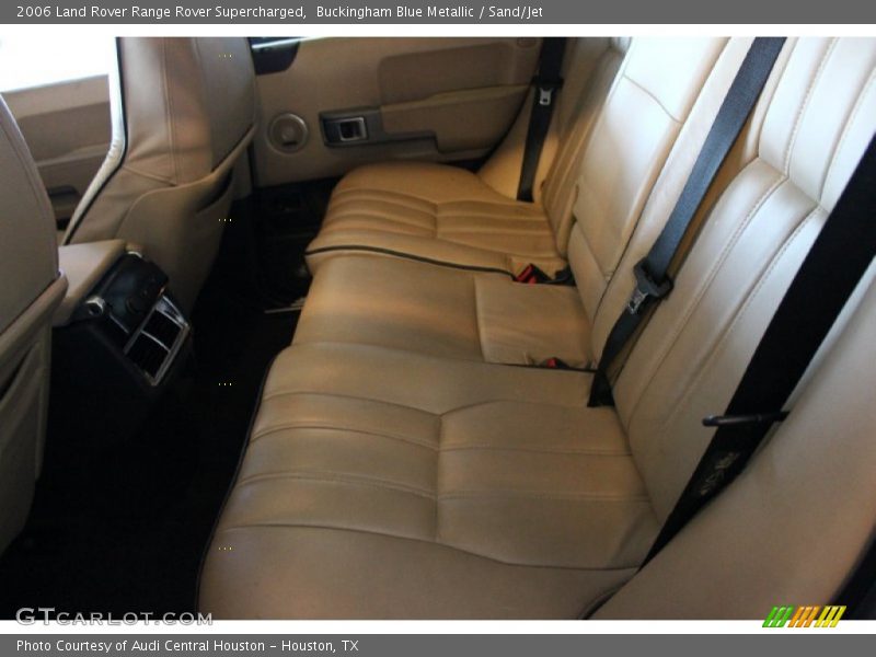 Buckingham Blue Metallic / Sand/Jet 2006 Land Rover Range Rover Supercharged