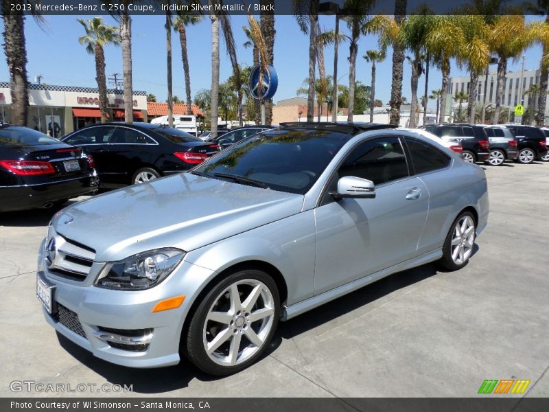 Iridium Silver Metallic / Black 2013 Mercedes-Benz C 250 Coupe