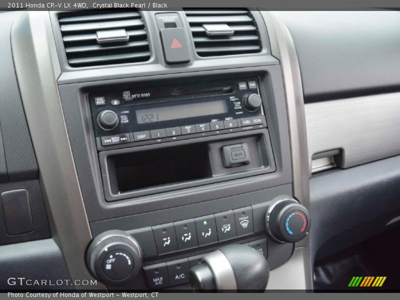 Crystal Black Pearl / Black 2011 Honda CR-V LX 4WD