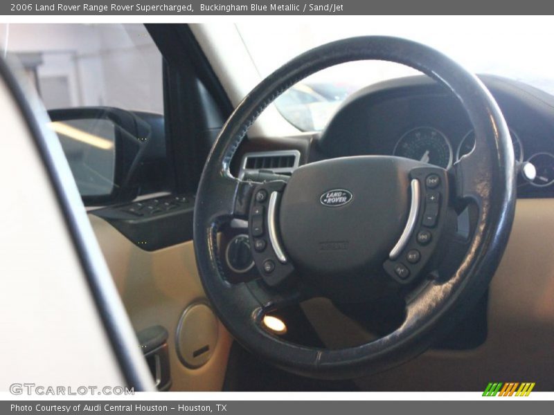 Buckingham Blue Metallic / Sand/Jet 2006 Land Rover Range Rover Supercharged