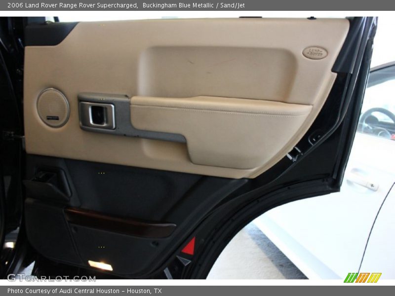 Buckingham Blue Metallic / Sand/Jet 2006 Land Rover Range Rover Supercharged