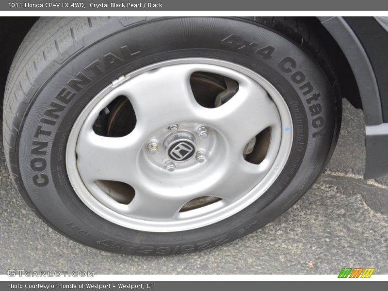 Crystal Black Pearl / Black 2011 Honda CR-V LX 4WD