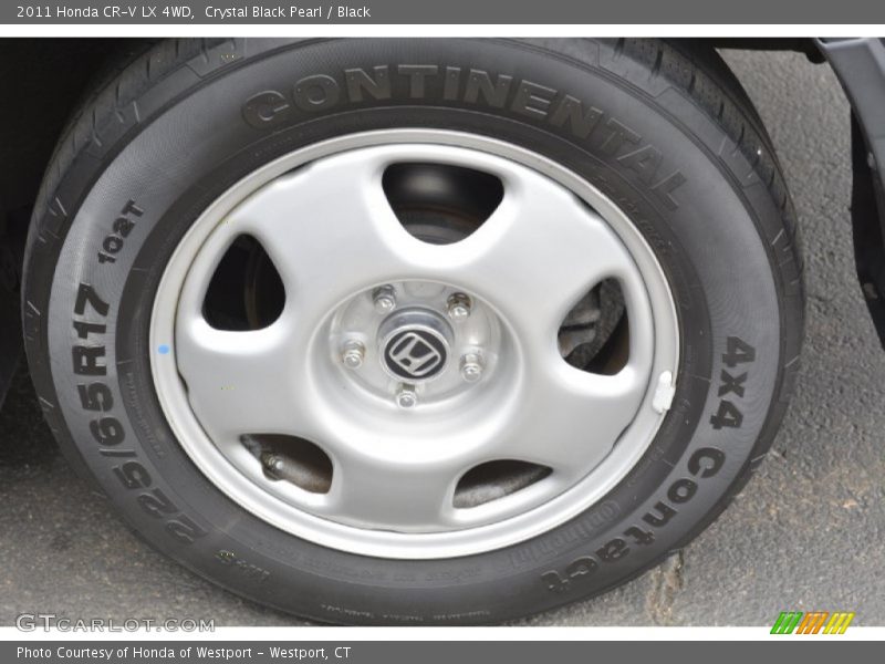 Crystal Black Pearl / Black 2011 Honda CR-V LX 4WD