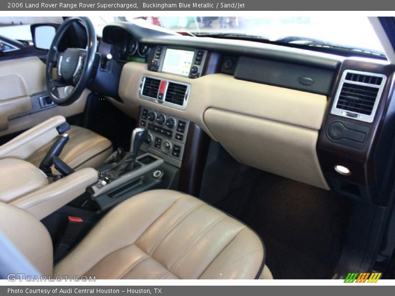 Buckingham Blue Metallic / Sand/Jet 2006 Land Rover Range Rover Supercharged