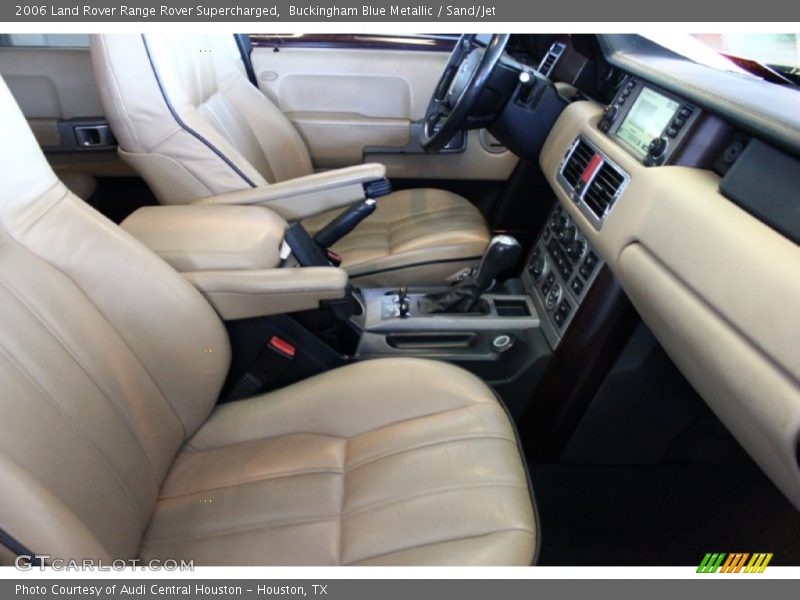 Buckingham Blue Metallic / Sand/Jet 2006 Land Rover Range Rover Supercharged