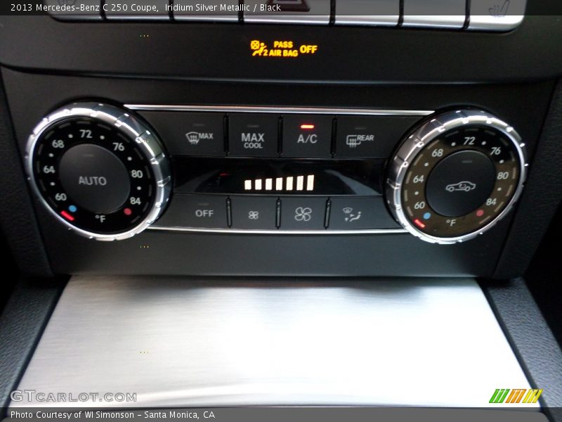 Iridium Silver Metallic / Black 2013 Mercedes-Benz C 250 Coupe
