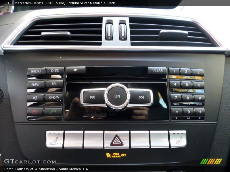 Iridium Silver Metallic / Black 2013 Mercedes-Benz C 250 Coupe