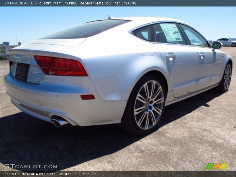 Ice Silver Metallic / Titanium Gray 2014 Audi A7 3.0T quattro Premium Plus