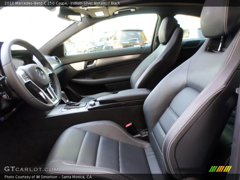 Iridium Silver Metallic / Black 2013 Mercedes-Benz C 250 Coupe