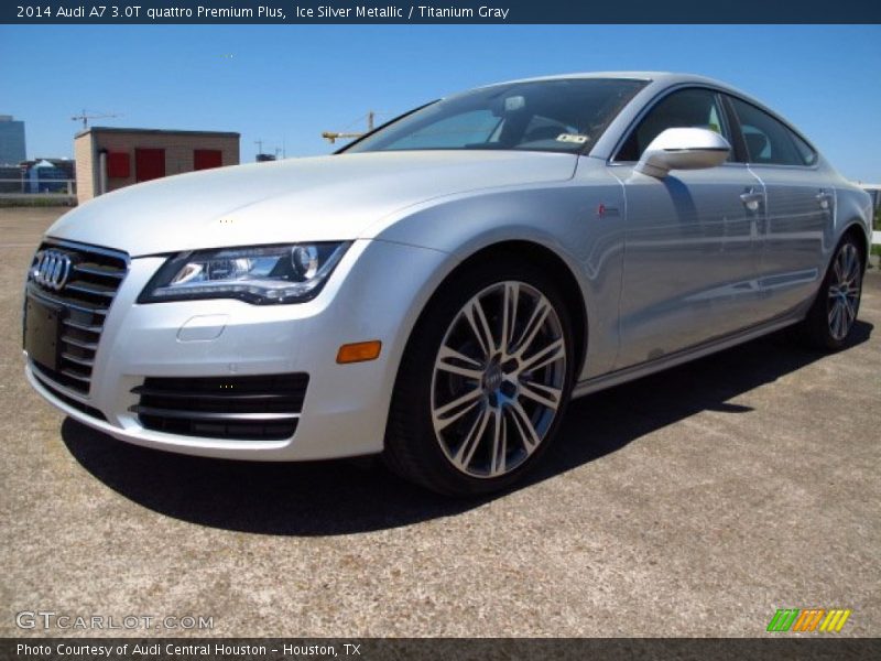 Ice Silver Metallic / Titanium Gray 2014 Audi A7 3.0T quattro Premium Plus