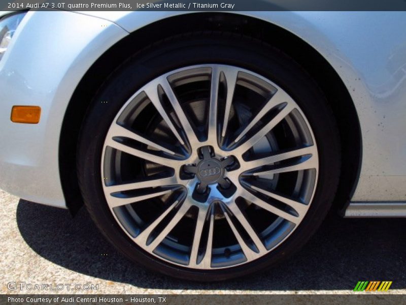Ice Silver Metallic / Titanium Gray 2014 Audi A7 3.0T quattro Premium Plus