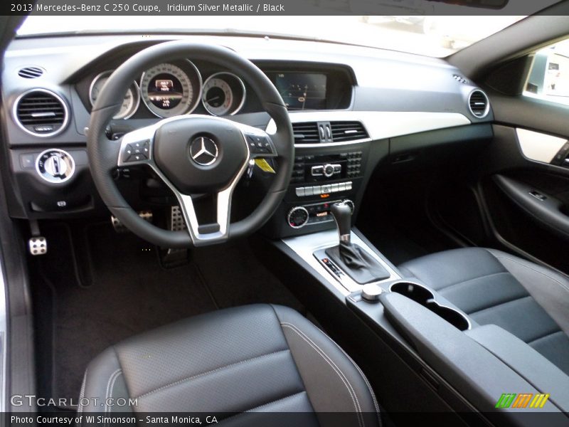 Iridium Silver Metallic / Black 2013 Mercedes-Benz C 250 Coupe