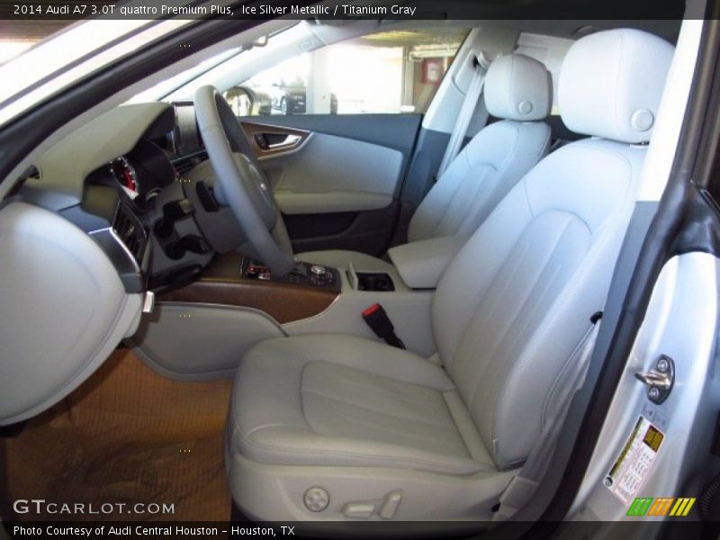 Ice Silver Metallic / Titanium Gray 2014 Audi A7 3.0T quattro Premium Plus