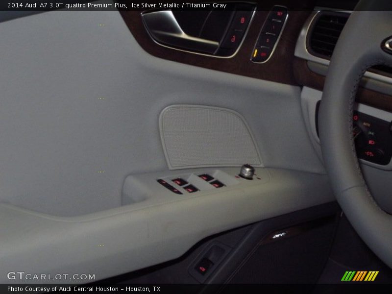 Ice Silver Metallic / Titanium Gray 2014 Audi A7 3.0T quattro Premium Plus