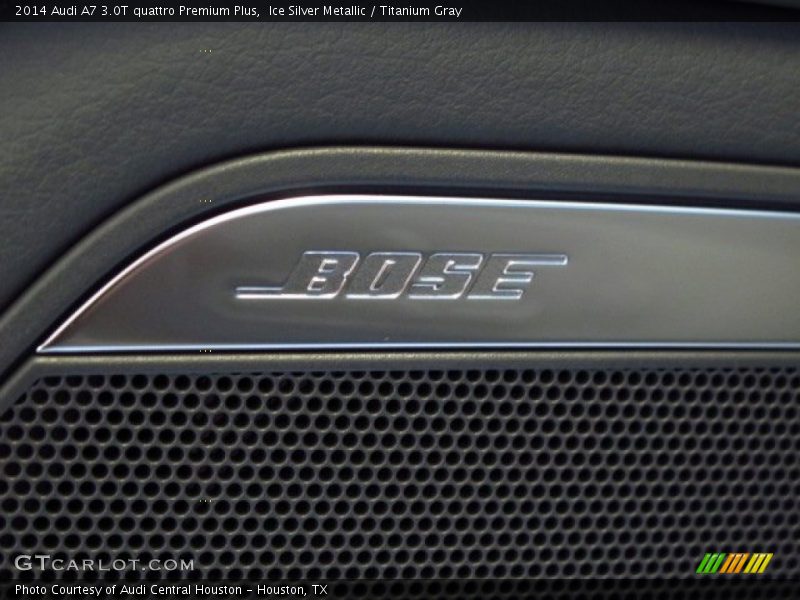 Ice Silver Metallic / Titanium Gray 2014 Audi A7 3.0T quattro Premium Plus