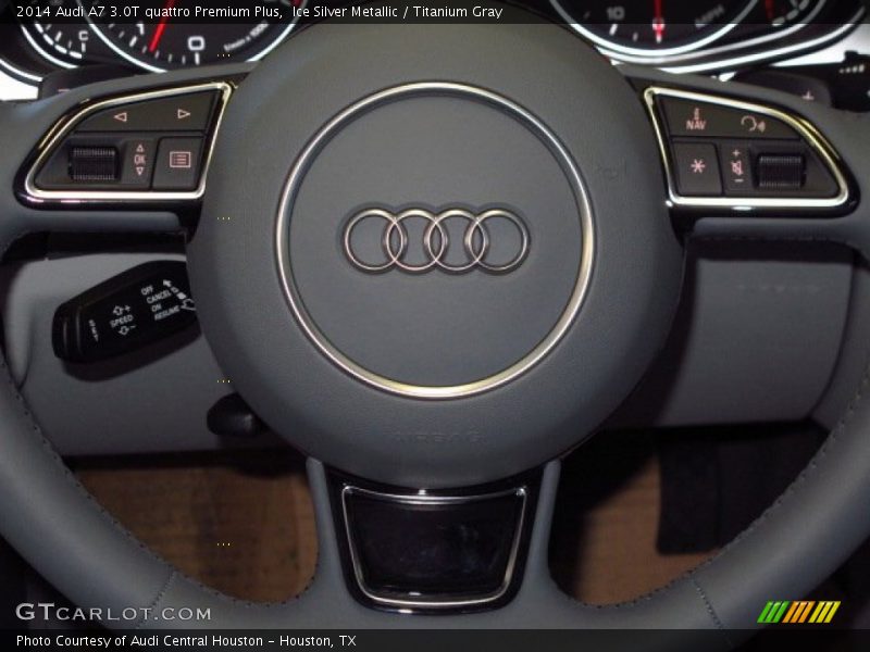Ice Silver Metallic / Titanium Gray 2014 Audi A7 3.0T quattro Premium Plus