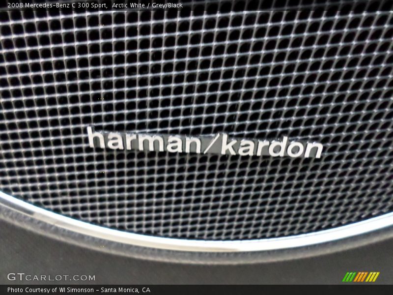 Arctic White / Grey/Black 2008 Mercedes-Benz C 300 Sport