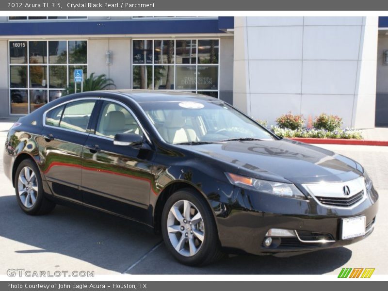 Crystal Black Pearl / Parchment 2012 Acura TL 3.5