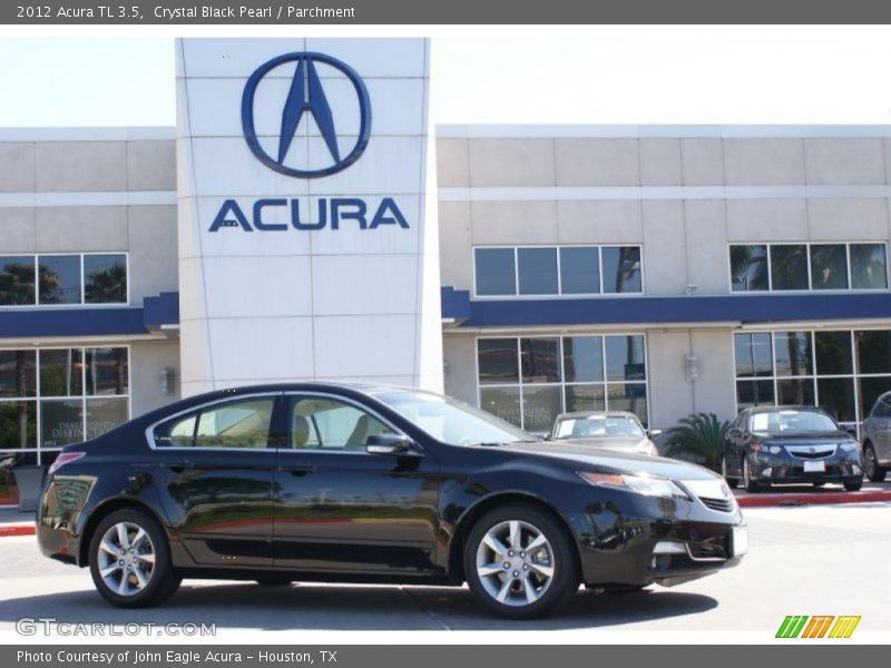 Crystal Black Pearl / Parchment 2012 Acura TL 3.5