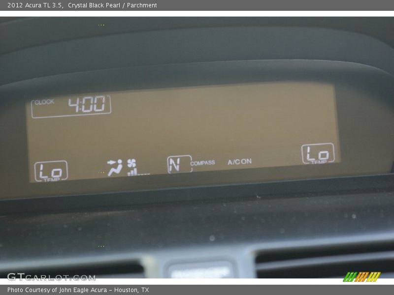 Crystal Black Pearl / Parchment 2012 Acura TL 3.5
