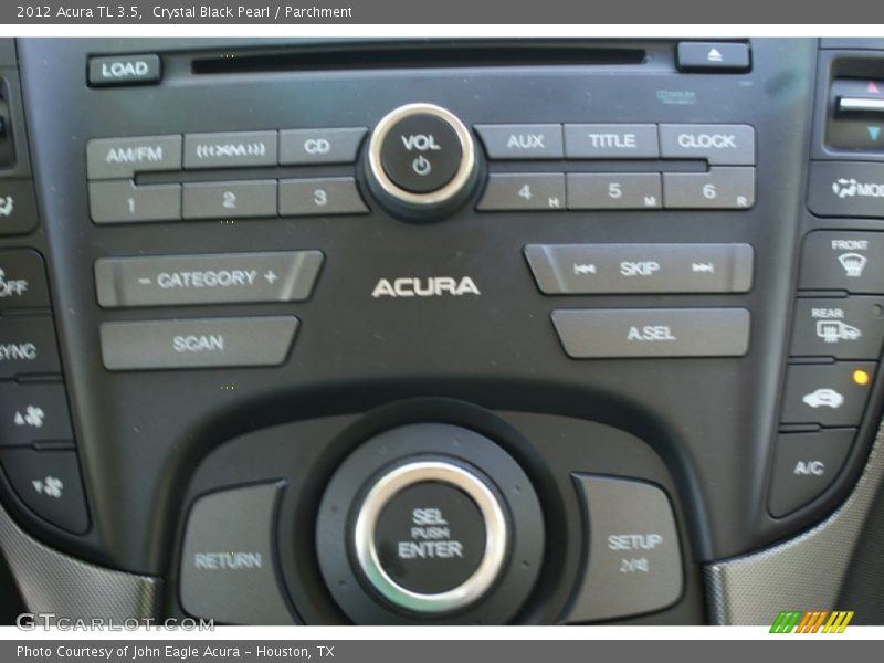 Crystal Black Pearl / Parchment 2012 Acura TL 3.5