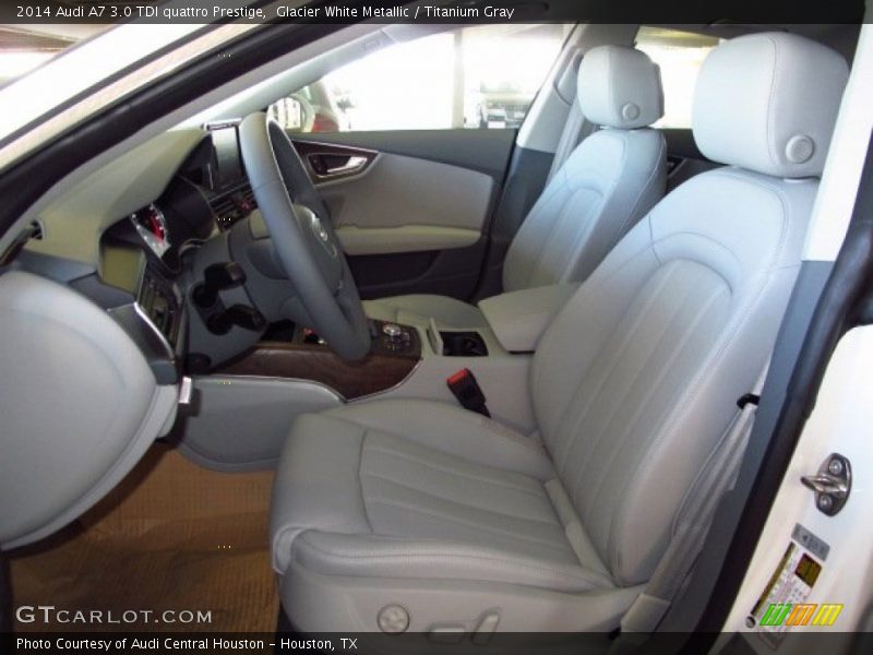 Front Seat of 2014 A7 3.0 TDI quattro Prestige