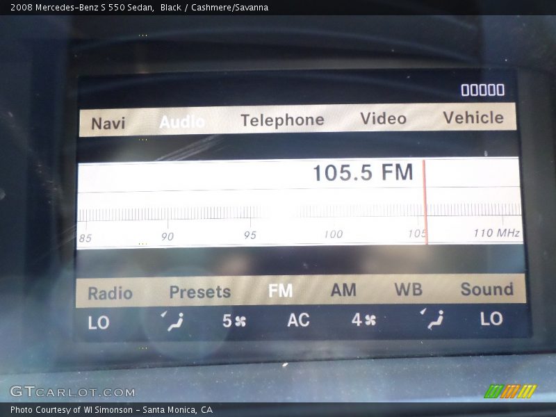 Black / Cashmere/Savanna 2008 Mercedes-Benz S 550 Sedan