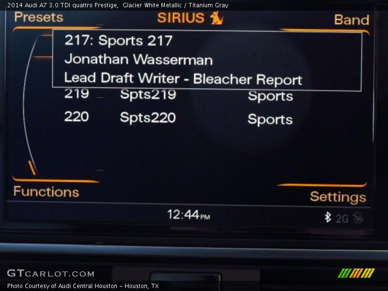 Audio System of 2014 A7 3.0 TDI quattro Prestige